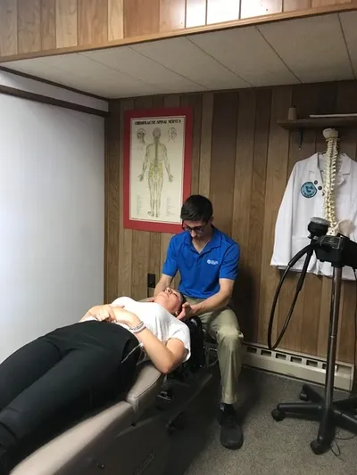 Dr Deimler manual chiropractic adjustment